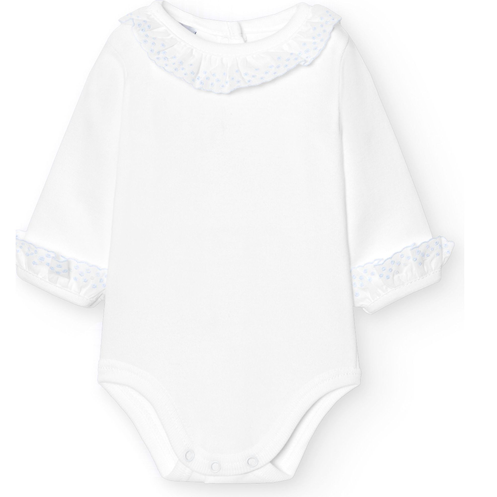 Body bebé manga larga cuello batista