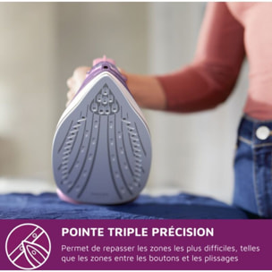 Fer à repasser PHILIPS DST3020/30 fer à vapeur mauve