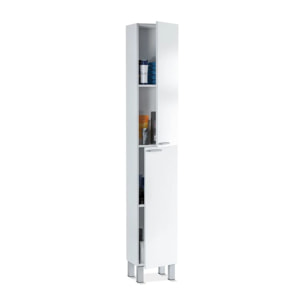 Columna de baño Koncept 2 puertas Blanco brillo