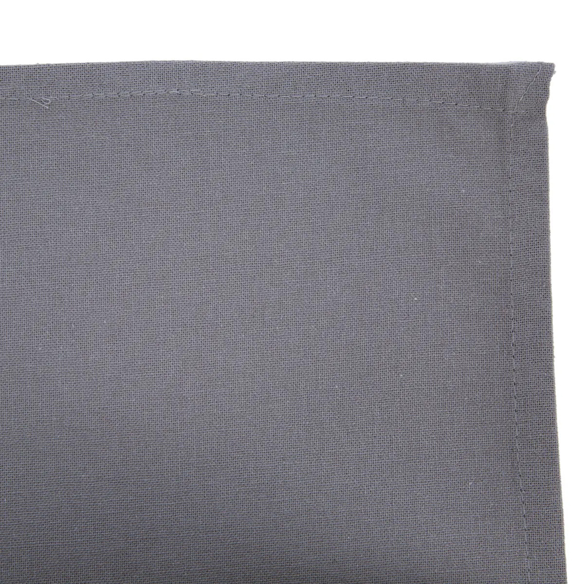 Lot de 4 serviettes de table coton - gris clair - 40x40 cm