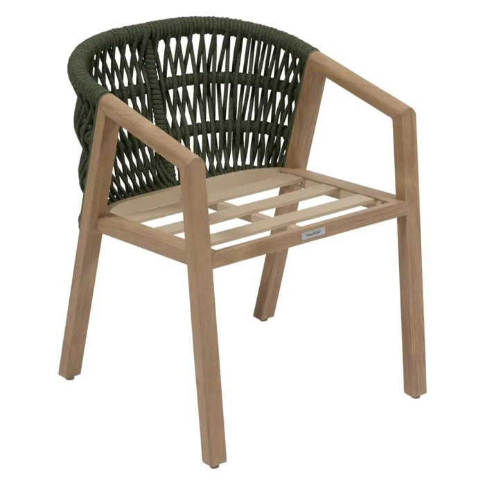 Fauteuil de jardin Mylore vert laurier