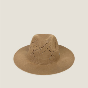 Sombrero de playa Tradi color marron beige Poliéster