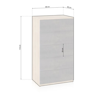 Cómoda Akari Roble Canadian - Óxido