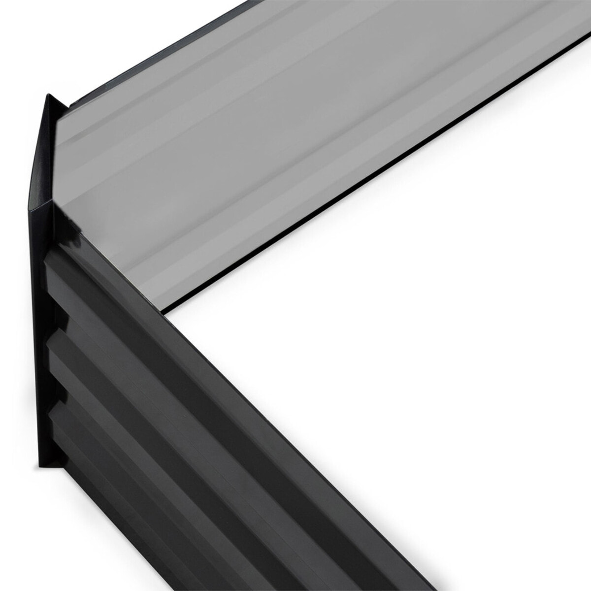 Carré potager en métal - Gris anthracite