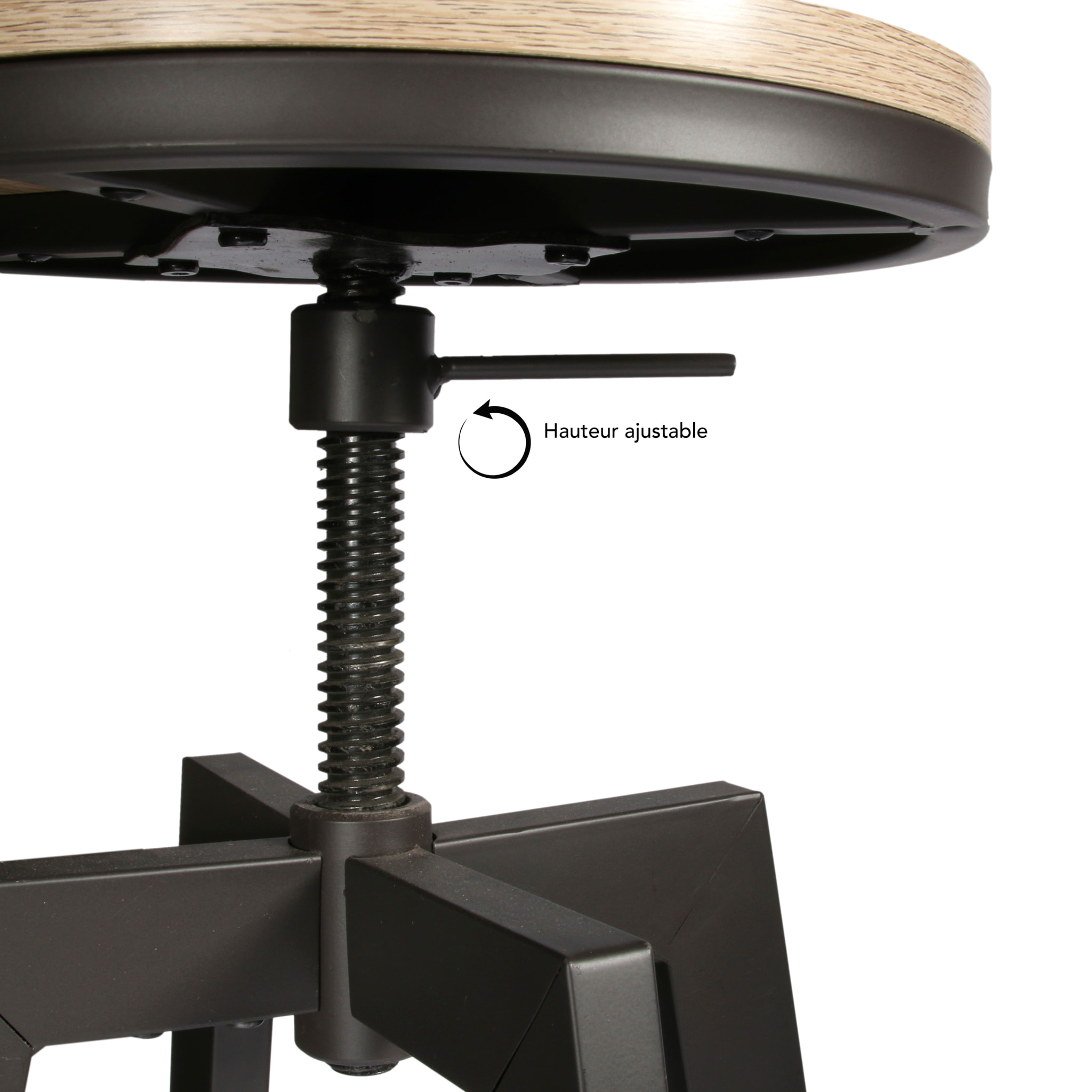 Table Mange Debout 2 Tabourets Reglables Aria