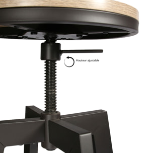 Table Mange Debout 2 Tabourets Reglables Aria