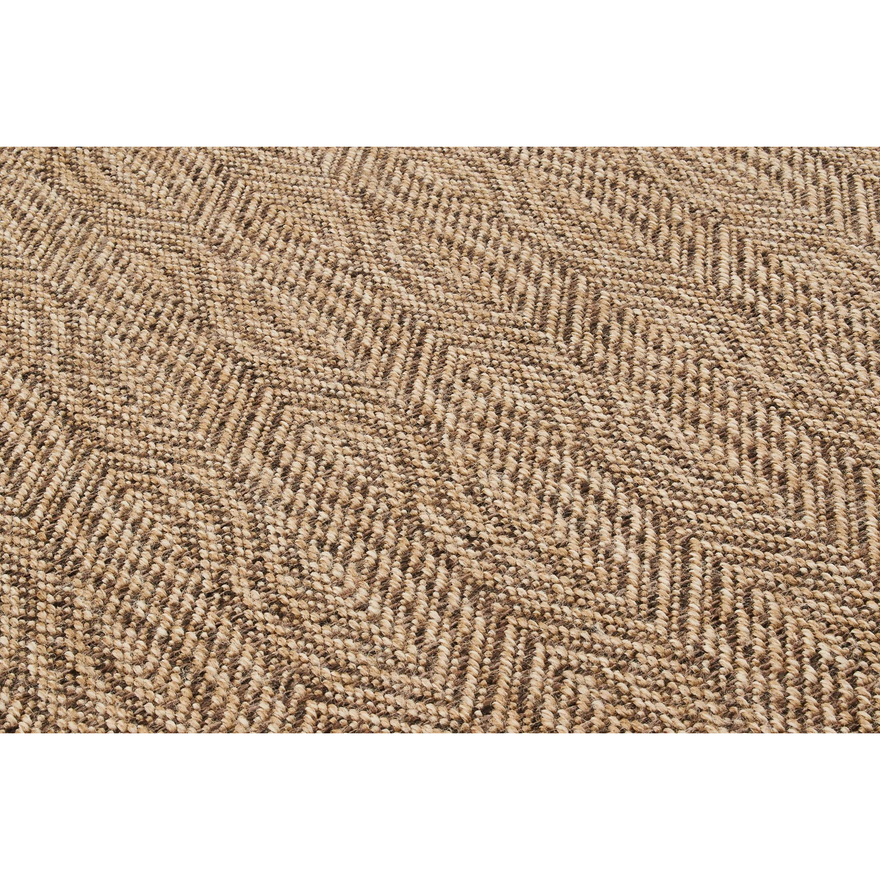 Tapis moderne effet jute naturel