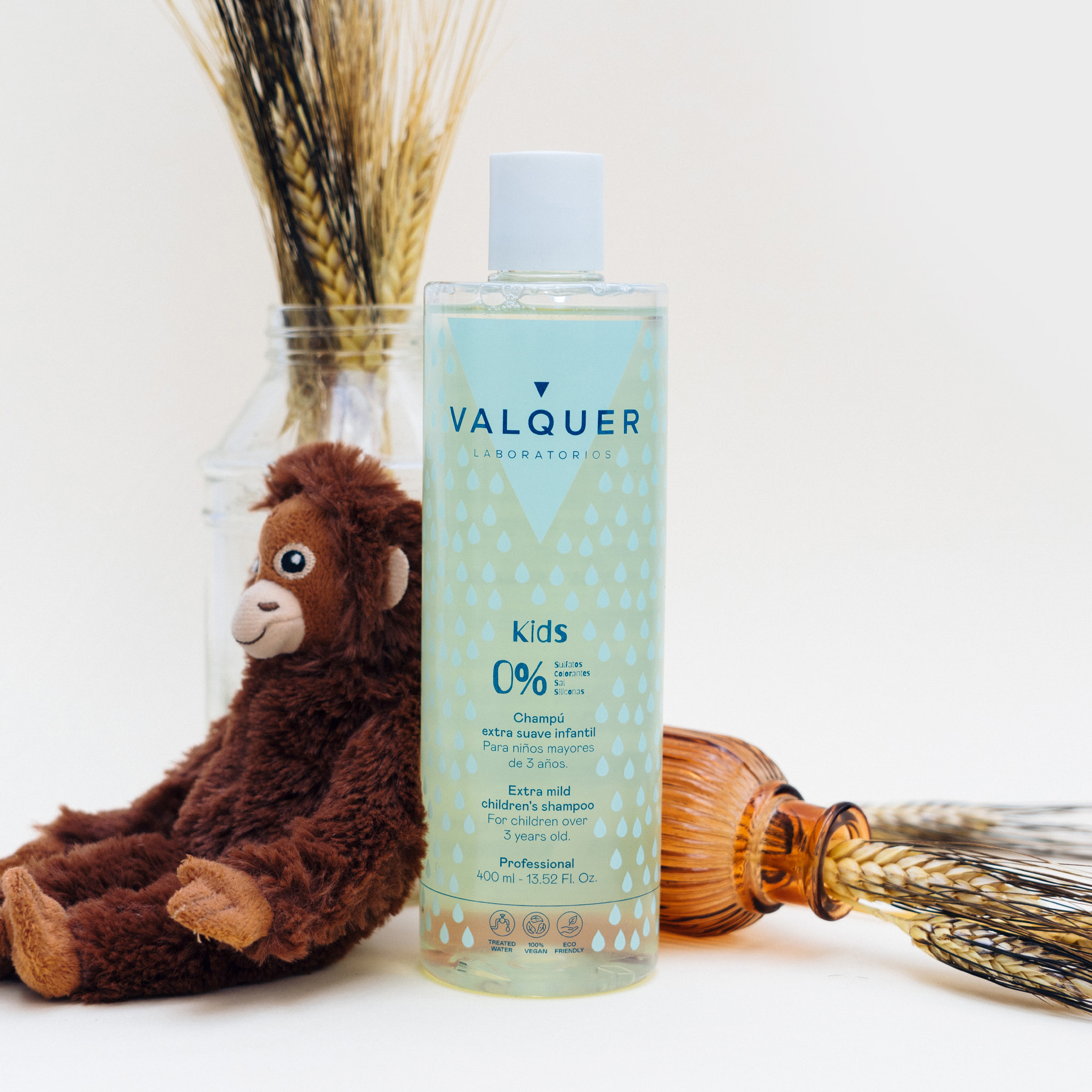 Valquer Pack champú y acondicionador bifásico infantil - 400 ml + 300 ml