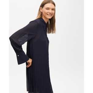 Vestito Corto Plissé