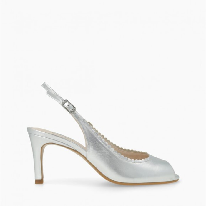 SANDALIAS PLATEADAS PINTER
