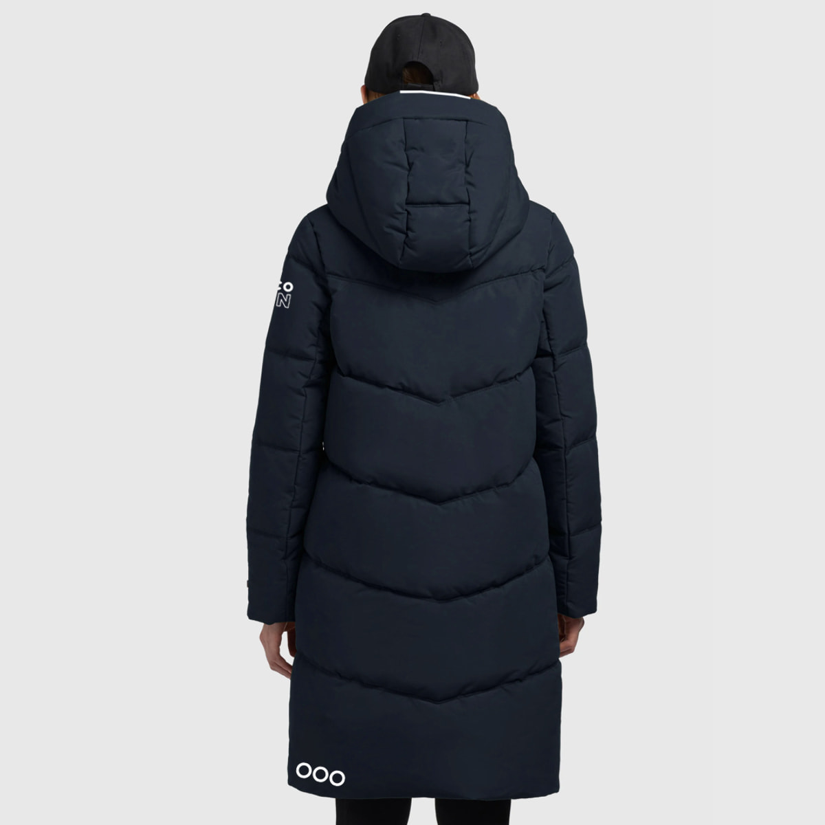 Chaqueta New York Long jacket marca ECOON - Negro