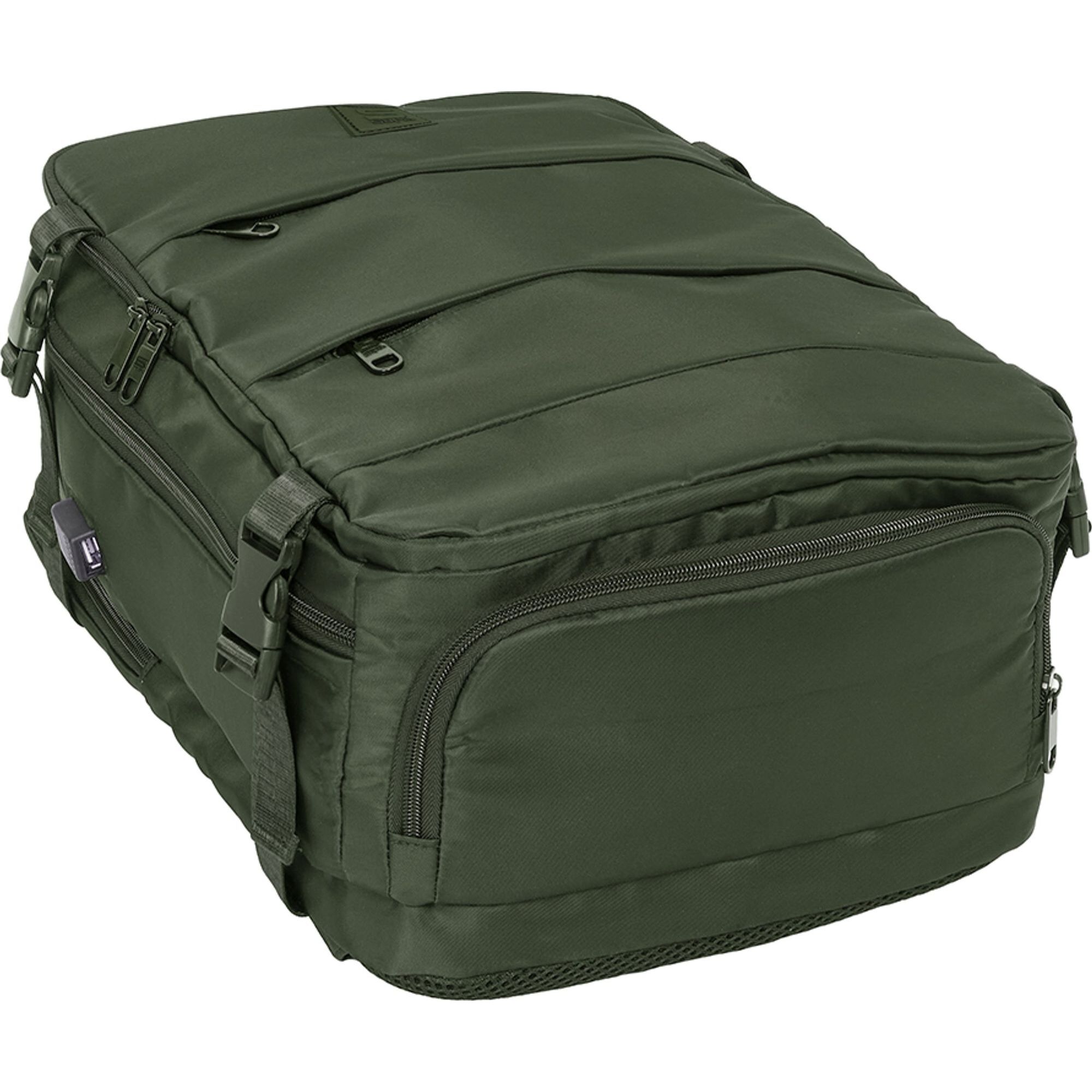 Mochila viaje cabina portatil 15,6 safta "verde"