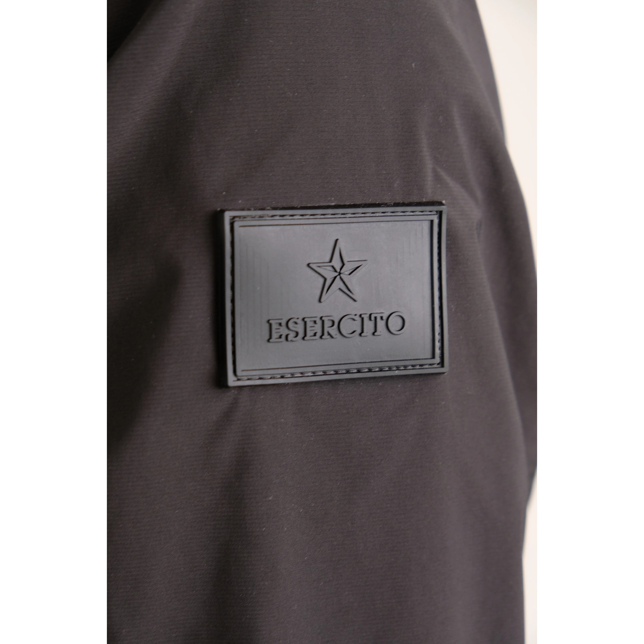 Giacca Esercito con zip nera uomo