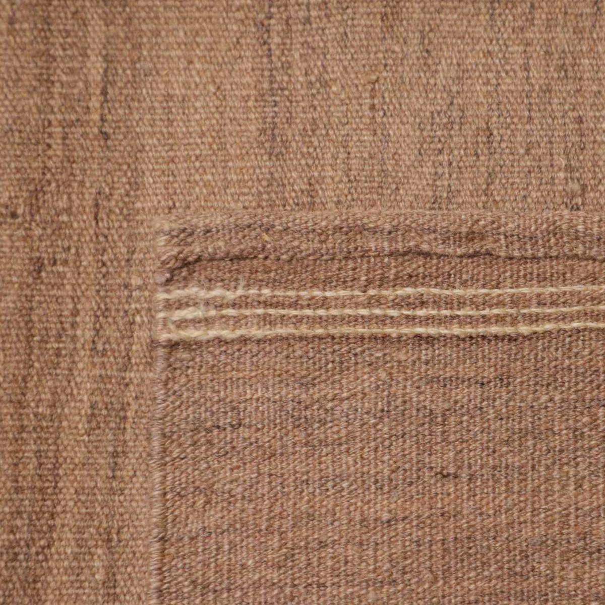 Tapis kilim, faux uni authentique, tissé à plat en laine