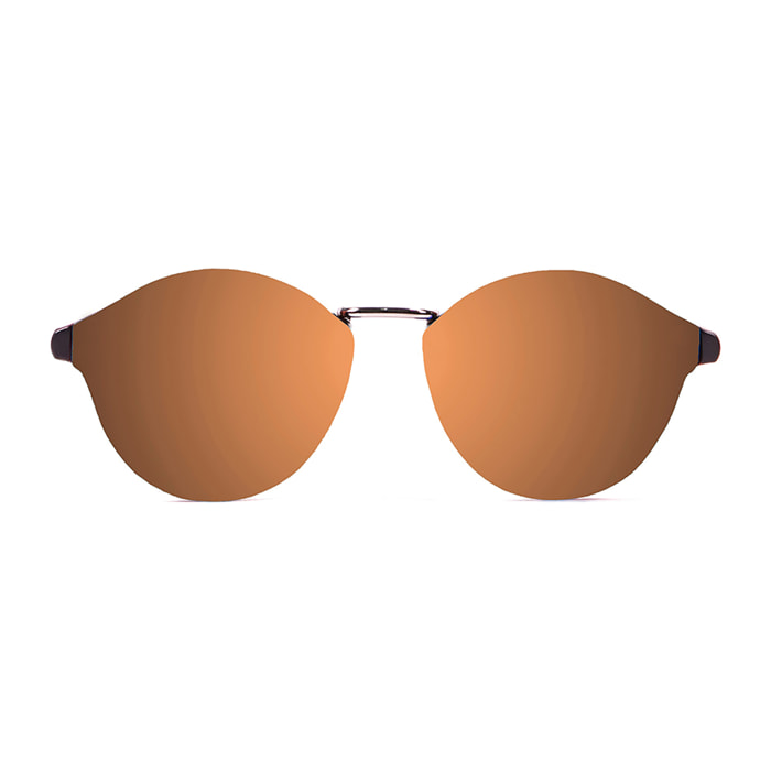 Gafas de sol OCEAN LOIRET - Mate carey arriba y dorado trans abajo / Plana marrón