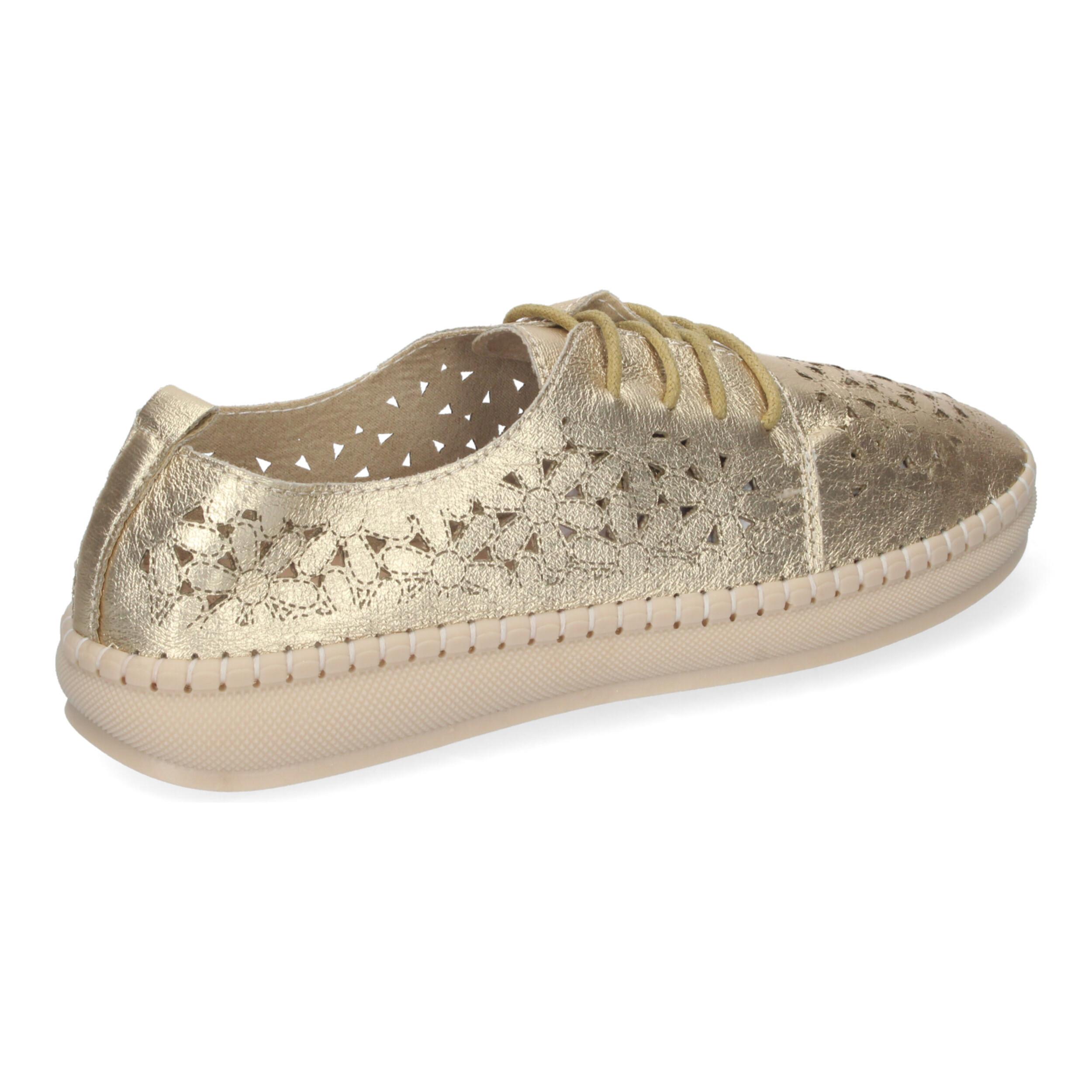 Zapato Casual De Mujer Estilo Oxford, Diseño Calado