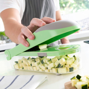 Tagliaverdure, Grattugia e Mandolina con Ricette e Accessori 7 in 1 Choppie Expert InnovaGoods