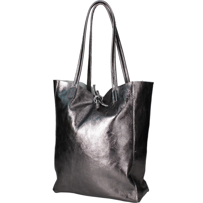 Borsa a mano da donna - Modello Íris - Vera Pelle - 40.0 x 36.0 x 11.0 cm