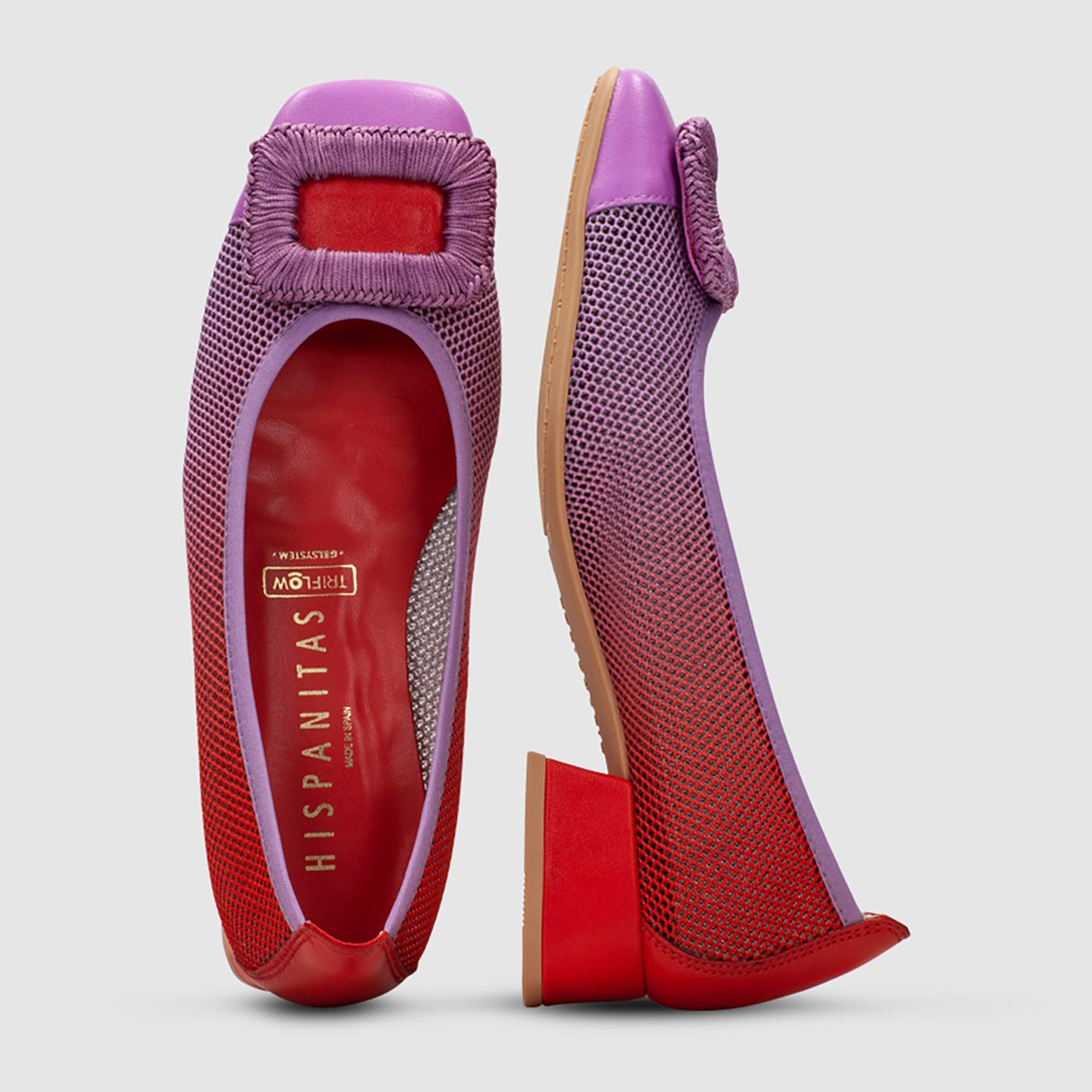 Bailarina Aruba Violet rojo 3 cm