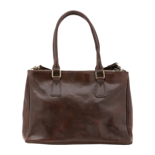 Borsa a tracolla  da donna In Vera pelle Made in Italy 35x23x16 cm