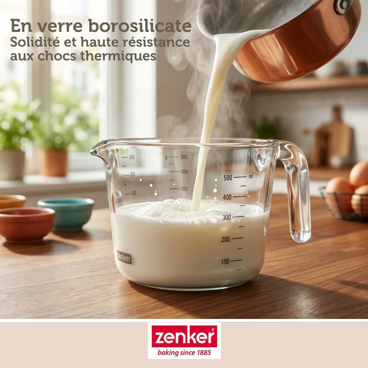 Verre mesureur en verre 500 ml Zenker