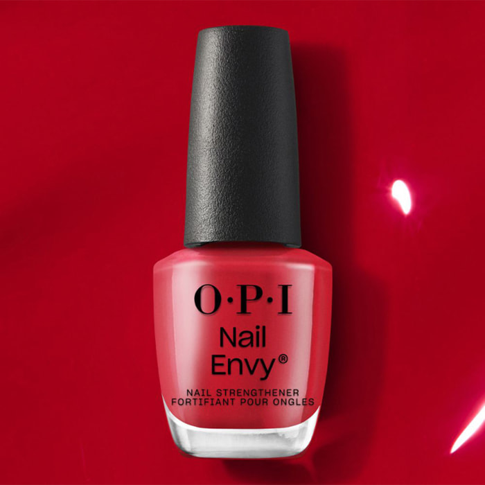 OPI Nail Envy Smalto Rinforzante Colorato NT225 Rosso Brillante Big Apple Red 15ml