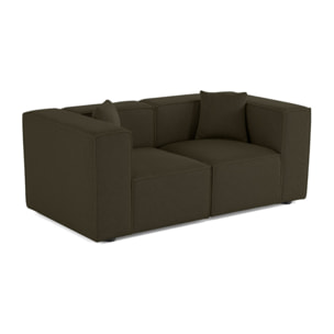 Arty - canapé modulable 2 places - en tissu mailles 3D - Vert