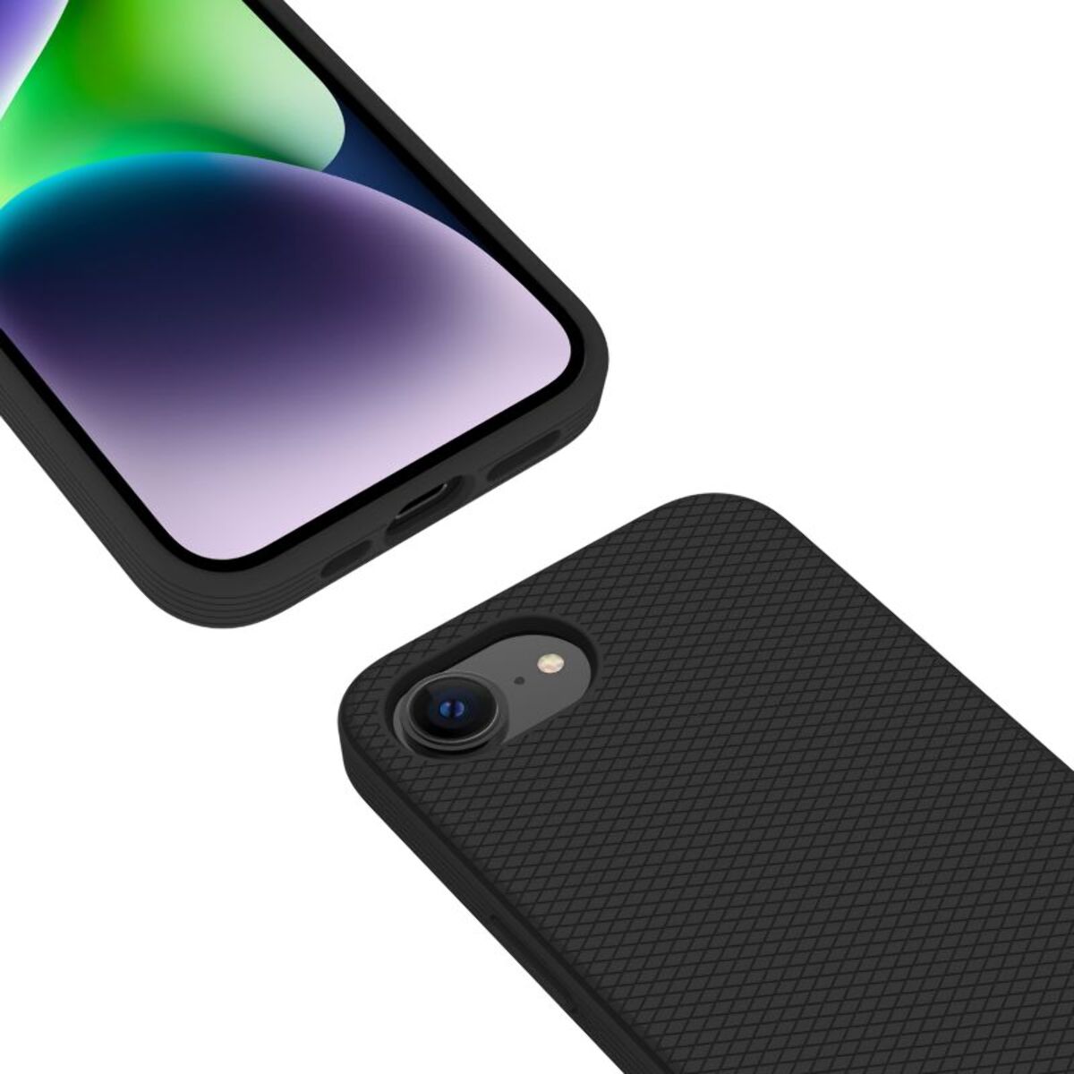 Coque ADEQWAT magnétique soft noir iPhone 16E + 17E