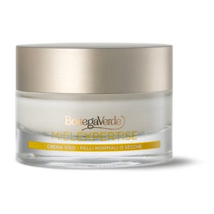 Mielexpertise - Crema facial de día - antiarrugas, revitalizante y protectora - con Cuore di Miele y Pluridefence (50 ml) - pieles normales o secas