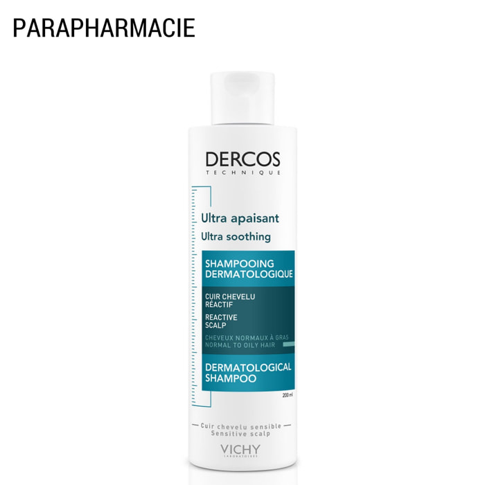 Dercos Technique Shampooing Ultra Apaisant  - Cheveux Gras 200 ml