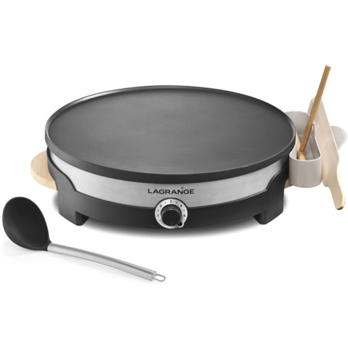 Crêpière LAGRANGE Tradi duo Grande et mini crêpes 10901