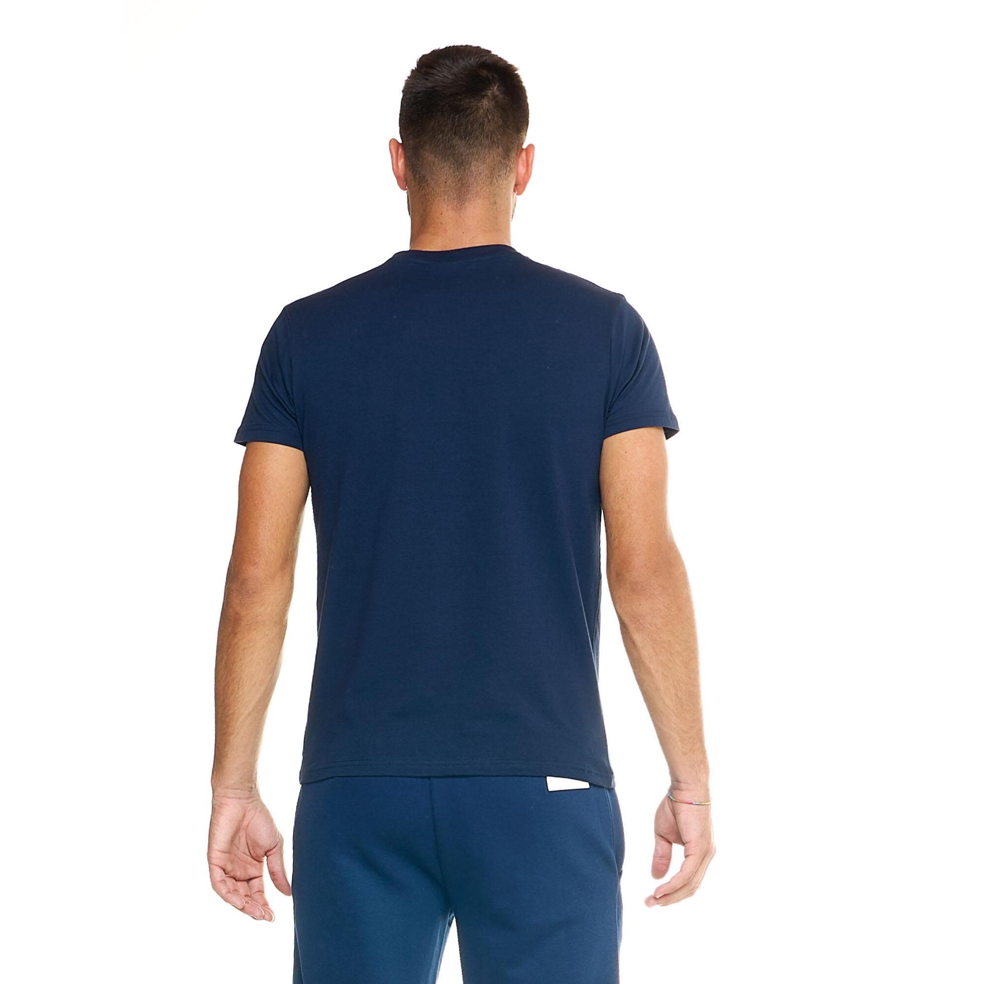 Camiseta de hombre Leone Basic de algodón de manga corta