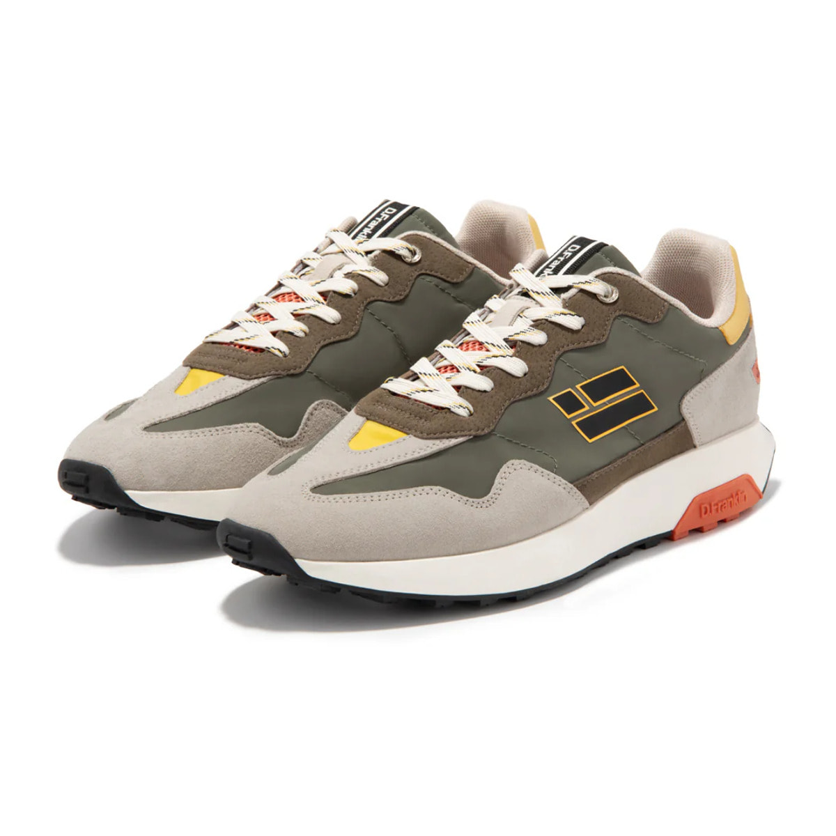 Zapatillas Deportivas Active Flag Patch Khaki D.Franklin