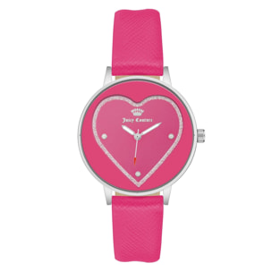 Reloj Juicy Couture JC1235SVHP Mujer Analogico Cuarzo con Correa de Polipiel