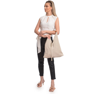 Shopper Anna Luchini Beige