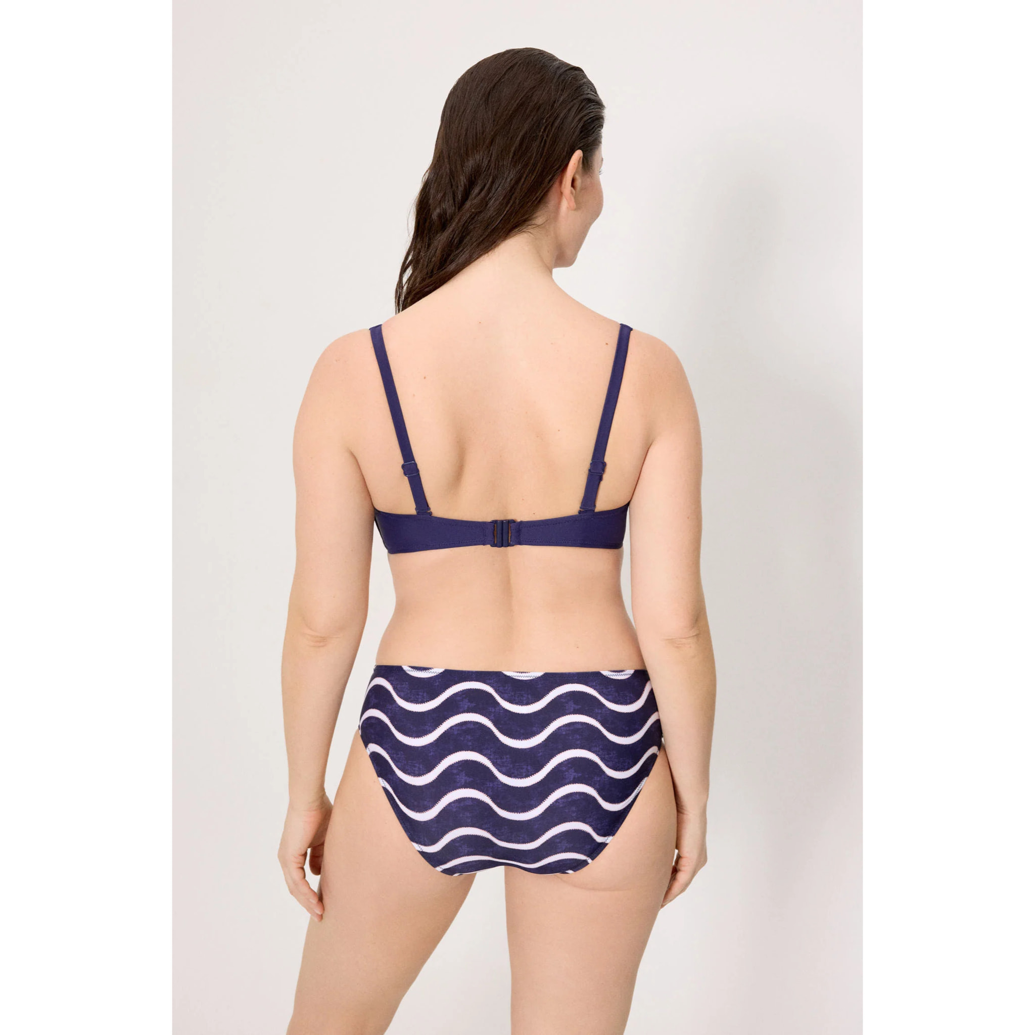 Top bikini contenitivo Blu