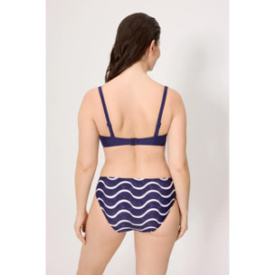 Top bikini contenitivo Blu