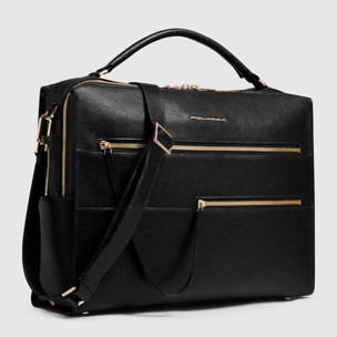 Piquadro Borsa da lavoro porta pc e iPad® con protezioni antiurto e anti RFID