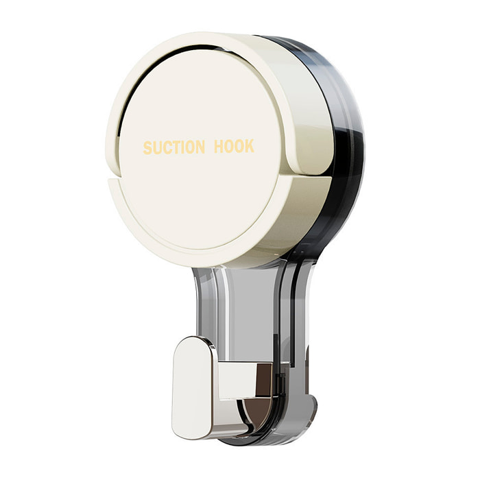 Gancho de pared al vacío con ventosa, soporte y percha impermeable reutilizable.