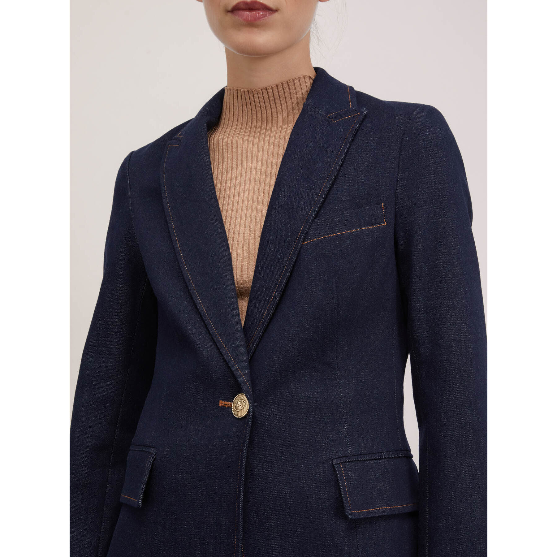 Motivi - Blazer in denim - Blu