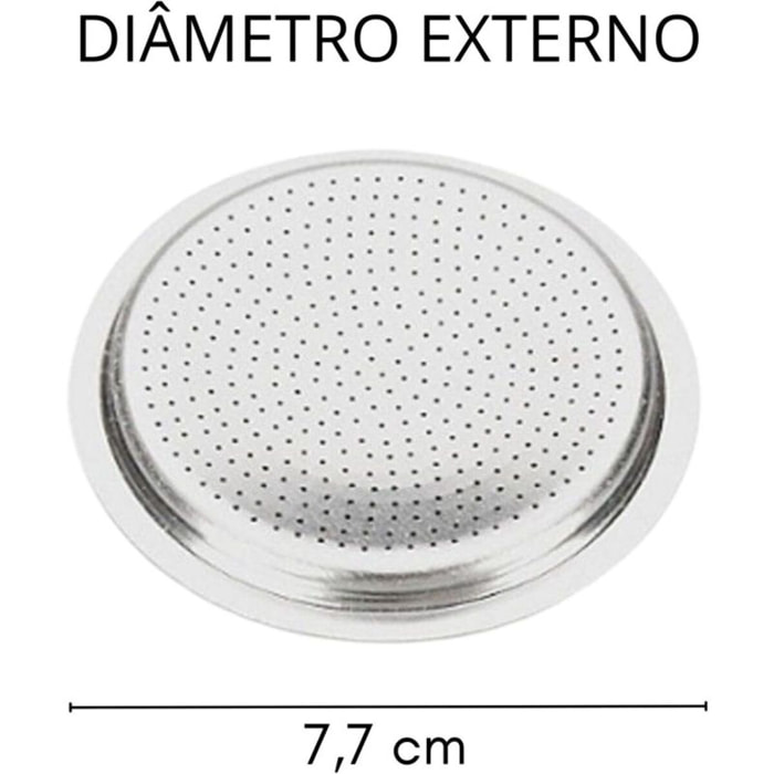 Joint BIALETTI x1 caoutchouc+ 1 filtre 10 tasses inox