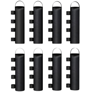 Lot de 8 sacs de lestage tonnelle barnum 40 Kg noir