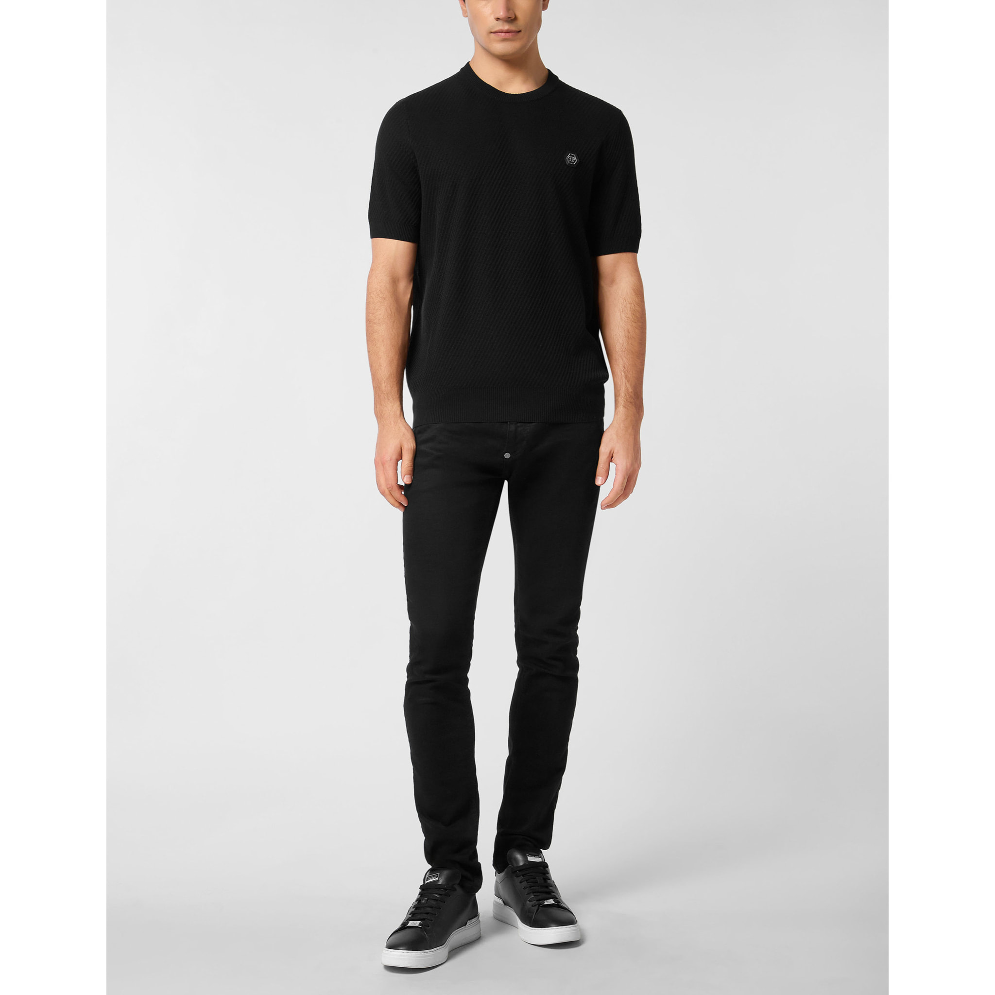 PHILIPP PLEIN Pullover Round Neck Ss