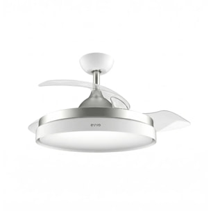 VENTILADOR DE TECHO EVVO V450 INVISIBLE WHITE