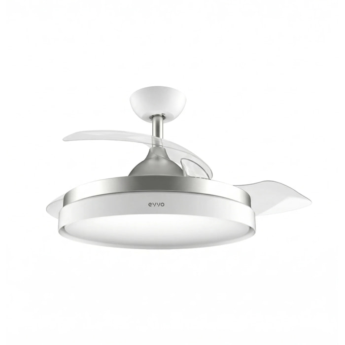 VENTILADOR DE TECHO EVVO V450 INVISIBLE WHITE