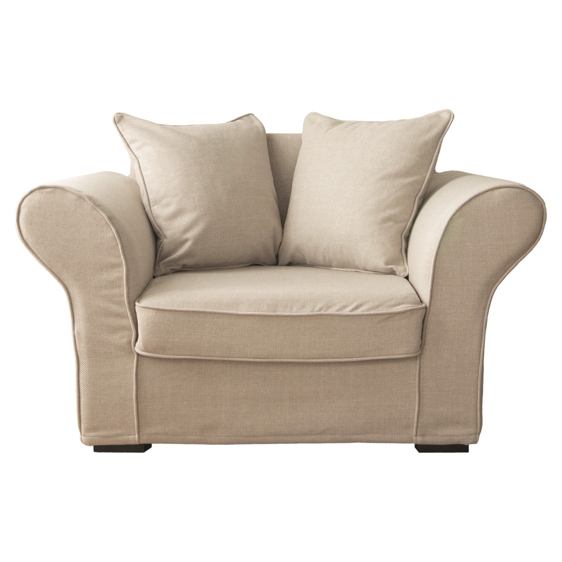 Fauteuil love seat beige OSCAR
