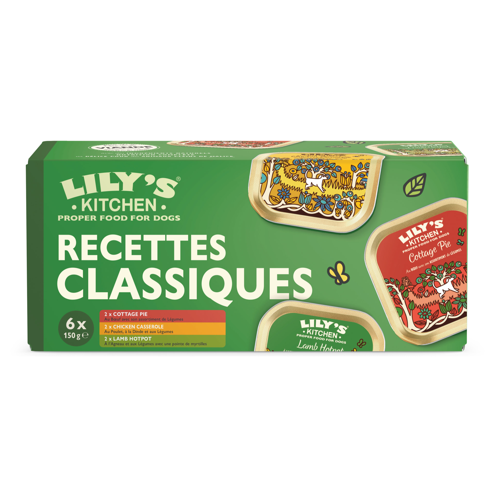 LILY'S KITCHEN Chien Recettes classiques 6x150g