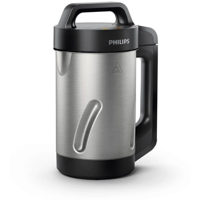 Blender chauffant PHILIPS HR2203/80 Blender pour soupe métal 1,2L, 1000W