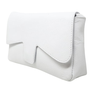 Chicca Borse Tracollina Donna in Pelle Bianco