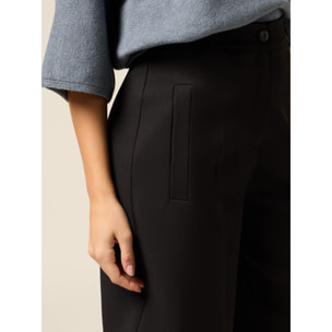 Oltre - Pantalones bermuda - Negro